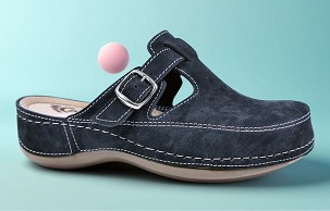 D-1228 crna klompa 39