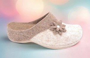 D-1382 kamel/bež sobna papuča 36