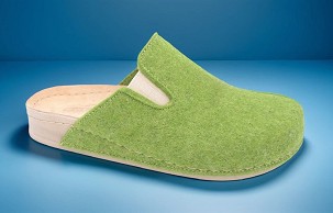 D-1383 zelena sobna papuča 36