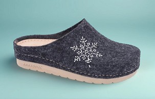 D-1446 crna sobna papuča 36