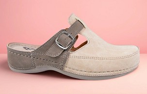 D-1228 pesak/bež klompa 38