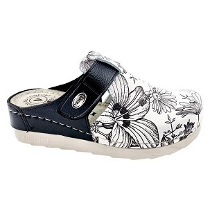 V-196 crna cvetna klompa 39