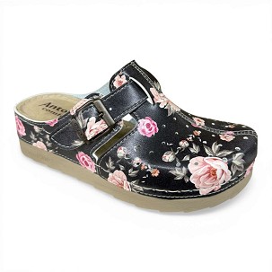 AK crna cvetna klompa 39