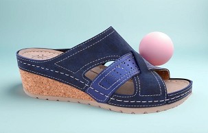 D-1400 teget papuča 39