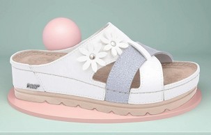 D-1403 bela papuča 41