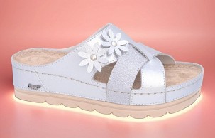 D-1403 srebrna papuča 38