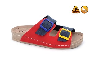 D-1293 crvena/teget papuča 26/27