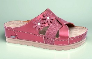 D-1403 metal bordo papuča 37