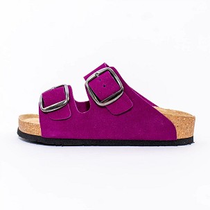 V-013 ljubičasta velur papuča 38