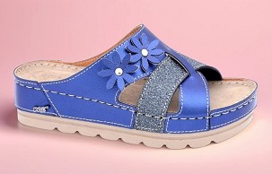 D-1403 metal teget papuča 40