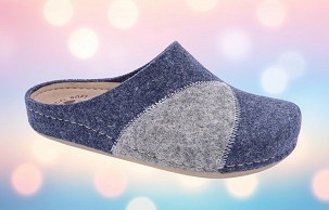 D-1379 teget/siva sobna papuča 37