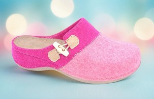 D-1381 ciklama/roze sobna papuča 37