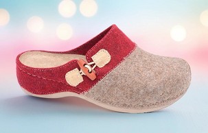 D-1381 crvena/kamel sobna papuča 37
