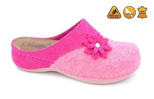 D-1382 ciklama/roze sobna papuča 38