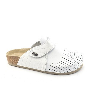 V-009 bela kocka klompa 36