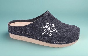 D-1446 crna sobna papuča 39