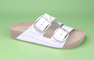 D-1298 bela papuča 41