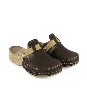 ATINA braon/bež klompa 37