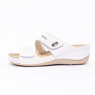 V-420 bela papuča 38