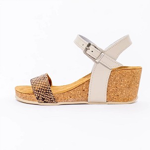 V-022 bež zmija sandala 38