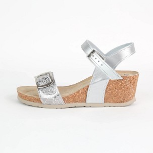 V-025 lady srebrna sandala 40