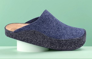 D-1375 teget sobna papuča 41