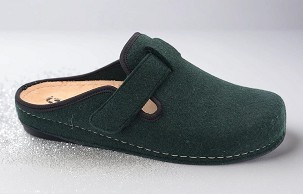 D-1371 zelena sobna papuča 44