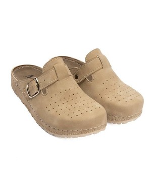 GLORIA bež klompa 40