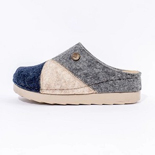 V-198 teget/siva sobna papuča 42