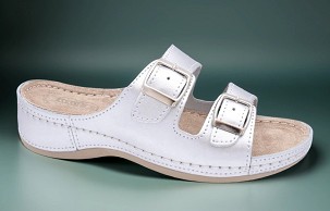 D-1084 srebrna papuča 36