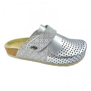 V-009 LUX srebrna klompa 38