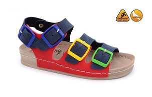 D-1291 crvena/teget sandala 30/31