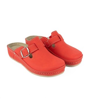 LUNA crvena klompa 39