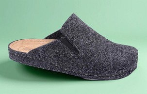 D-1374 siva 2 sobna papuča 45