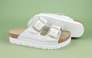 D-1611 bela papuča 37