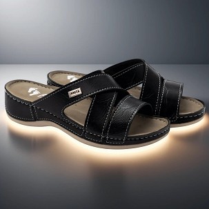 LENA crna papuča 36