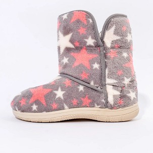 V-164 siva/zvezda sobna papuča 40