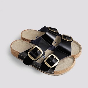 SAFARI crna papuča 36