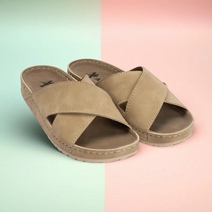 ELORA bež papuča 39