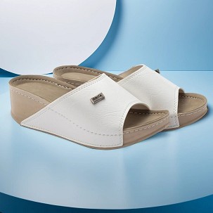 GLAV bela papuča 38