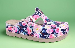 D-1416/1 teget cvetna klompa 42