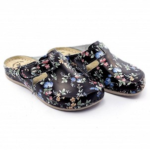 V-170 crna cvetna klompa 36