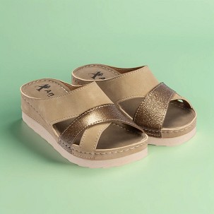 LARA bež papuča 39