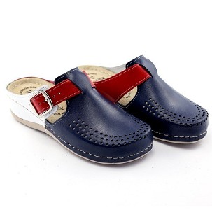 V-182 teget/bela/crvena klompa 38