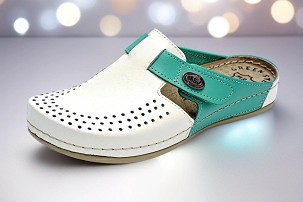 M-101 zelena/bela klompa 38