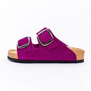 V-013 ljubičasta velur papuča 36