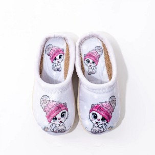 V-275 siva maca sobna papuča 24/25