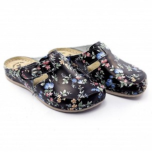 V-170 crna cvetna klompa 39