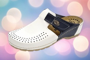 M-201 teget/bela klompa 41