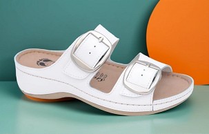 D-1420 bela papuča 41